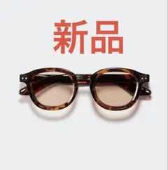 新品 UNIQLO ユニクロ サングラス ウェリントン ブラウンのサムネイル