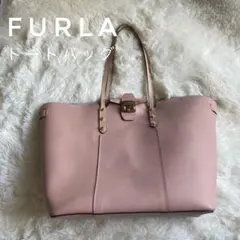 FURLA ピンク トートバッグ