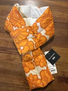 marimekko フラワーパターン マフラー 98×15cm ユニクロ