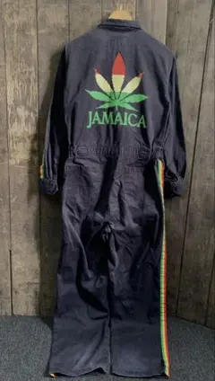 ヴィンテージ ジャマイカ ラスタオーバーオールつなぎ