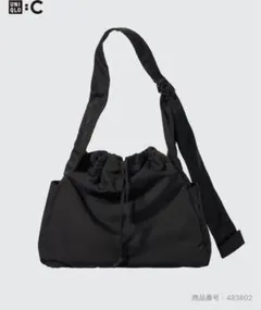 ソフトパフィーショルダーバッグユニクロ