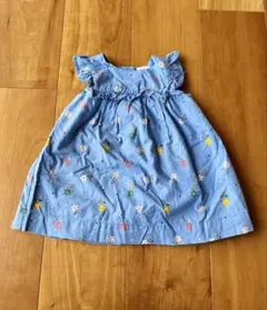 GAP 花柄フリル袖ワンピース 70㎝のサムネイル