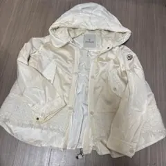 雑誌掲載MONCLER フード付きジャケット ホワイト
