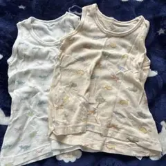 恐竜柄タンクトップ2枚セット