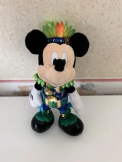 ディズニー　ホットジャングルサマー2019　ミッキーマウス　ぬいぐるみバッジ