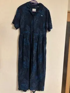 アーノルドパーマー　リゾート柄シャツワンピースM
