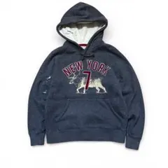 【雰囲気抜群】OLD NAVY スウェット パーカー M相当 ダメージ 古着