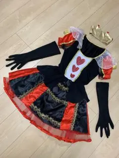 ハロウィン　ハートの女王　子供　キッズ　130 コスプレ　衣装　可愛い