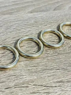 犬用　丸カンゴールド4個