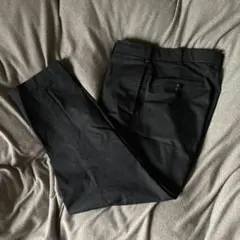 【UNIQLO】スマートアンクルパンツ コットンライク S ネイビー