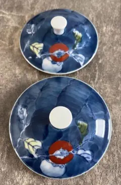 時代　色鍋島　小皿6枚　木箱付　直径9.7㎝　東さ7-0323① 時代 色鍋島 小皿6枚 木箱付 直径9.7㎝ 東さ7-0323①