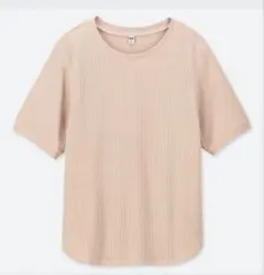 【ユニクロ】ワッフルクルーネックT（半袖）