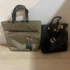 く*み様 刺繍と豪華なバッグ2点セット