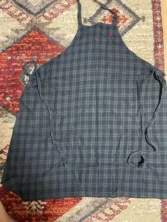 Ralph Lauren ポロ　ラルフローレンチェック柄エプロン　緑黒