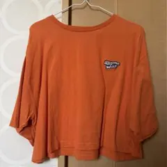 オレンジ Tシャツ Lサイズ
