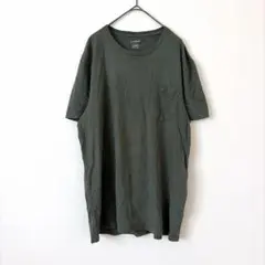 ジェイクルー Tシャツ クルーネック 半袖 L グリーン コットン 無地シンプルのサムネイル