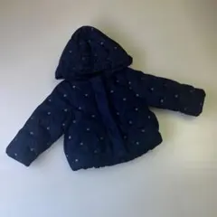 プティマイン petit main ハート刺繍 キッズコート キッズダウン