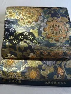 専用帯3377 2717 二点セット●服部織物謹製 高級 正絹 六通 袋帯 専用帯3377 2717 二点セット○服部織物謹製 高級 正絹 六通 袋帯