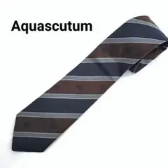 Aquascutumアクアスキュータム ネクタイ ストライプ
