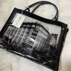 未使用 高島屋 ビニール トートバッグ ミニバッグ