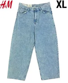 新品 H&M バギーデニム XLサイズ W36