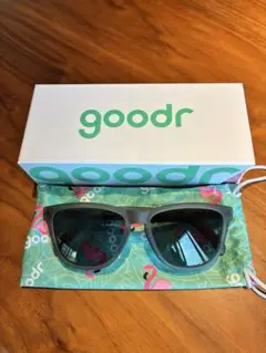 goodr グレー サングラス ケース付き