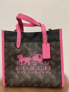 COACH コーチ トートバッグ レザー ボルドー ホースアンドキャリッジ 