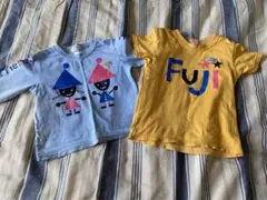 ふじ幼稚園　Fuji Tシャツ　長袖半袖2枚