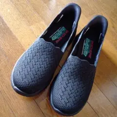 SKECHERS メッシュスリッポン ブラック