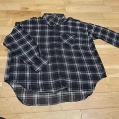 おかだゆりチェックシャツ4L