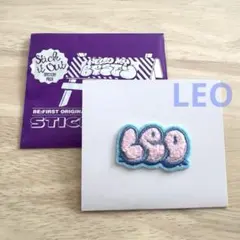 BE:FIRST LEO モコモコ刺しゅうステッカー レオ ビーファースト