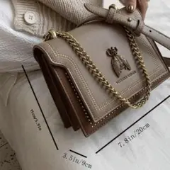 レトロショルダーバッグ　蜂
