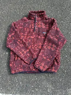 90s Patagonia パタゴニア シンチラ スナップT フリース L 総柄