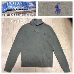 POLO RALPH LAUREN XS ポロラルフローレン スウェット カーキ