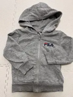 FILA グレー フード付きパーカー