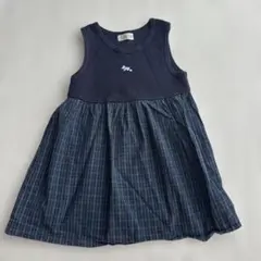 SACCO サッコ　チェック　ワンピース　日本製　110