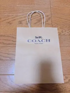 COACH ブラウンショップ袋 中型