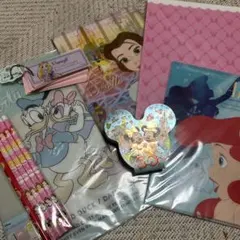 ディズニー キャラクター 文房具7点セット