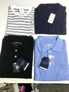 SAN ROCCO 他半袖ポロシャツ3L.4L 長袖Tシャツ3L ★9449H