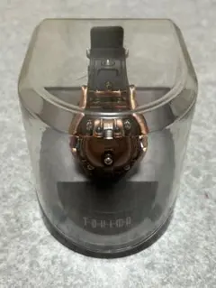 TOKIMA ブラウン メタル デジタル腕時計
