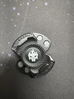 フィジェットトイ EDC ハンドスピナー 　ブラック シルバー