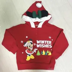 クリスマス　ミニーマウス　サンタパーカー