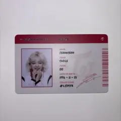 TWICE formula of love ジョンヨン IDカード