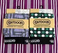 【新品タグ付き】アウトドア ボクサーパンツ メンズ L ドット 英字 2点