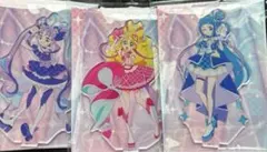 キミとアイドルプリキュア展　アクリルスタンド　アクスタ　コンプリート　3点セット