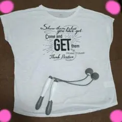 TIGORA　Tシャツ　(エア　縄跳び付）