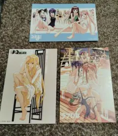 【匿名配送】ラブひな 魔法先生ネギま！ UQ HOLDER! ポストカード3枚