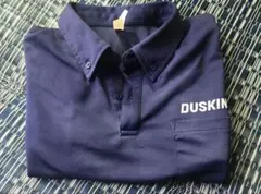 DUSKIN ネイビー ポロシャツ