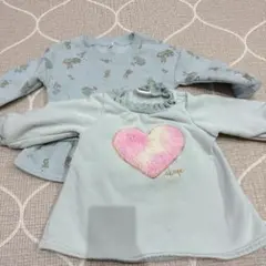 裏起毛トレーナー2点