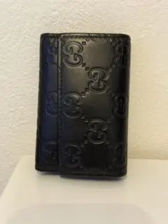 GUCCI 黒 レザー キーケース　新品未使用　グッチ　本革 楽天市場】GUCCI グッチ メンズ レディースキーリング付き6連